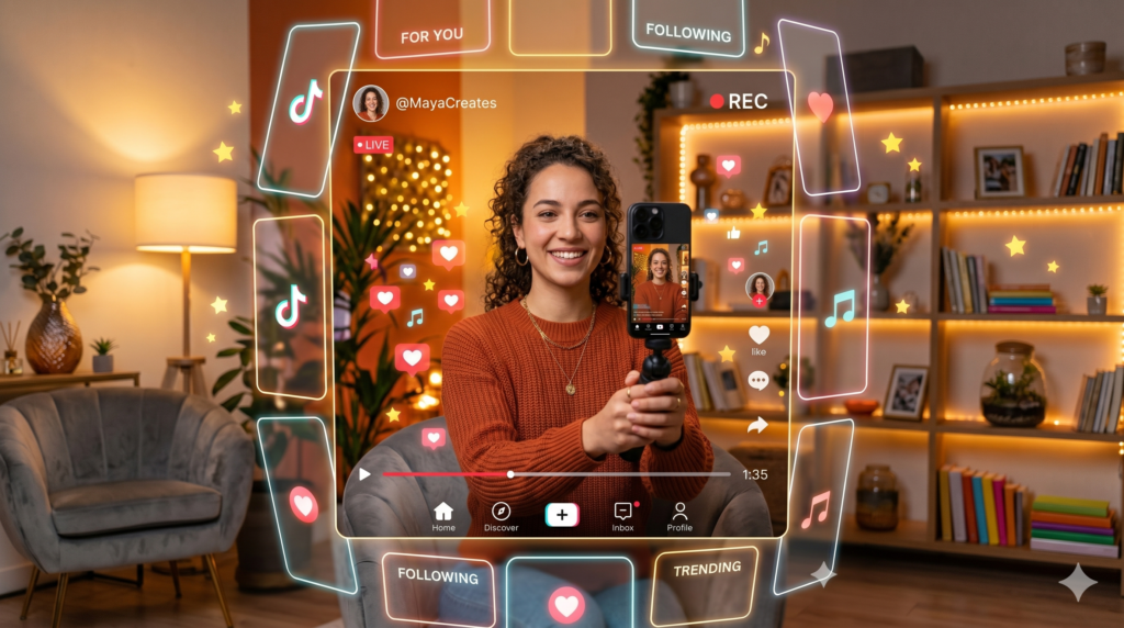 content creator filming Instagram reels short-form video marketing trend 2026